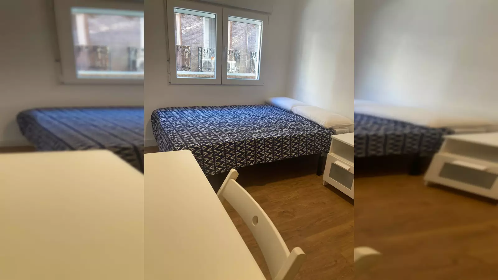 Se alquilan habitaciones en un apartamento de 4 habitaciones en Madrid